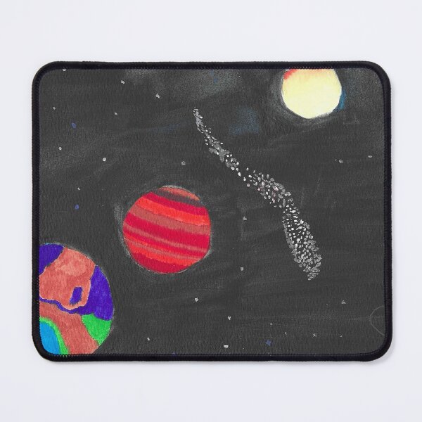 Item preview, Beyond The Stars — Abstract Space Watercolor with Planets and Starfield designed and sold by Jganger.