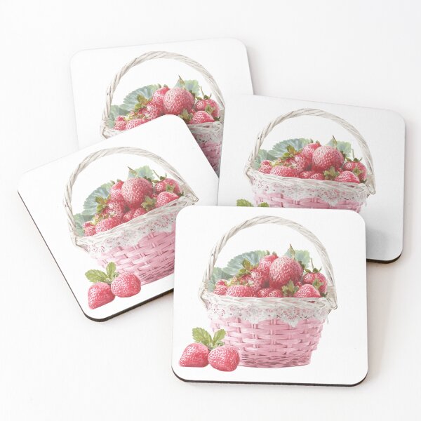 Item preview,  Cute basket of strawberries designed and sold by MendaciousMina.