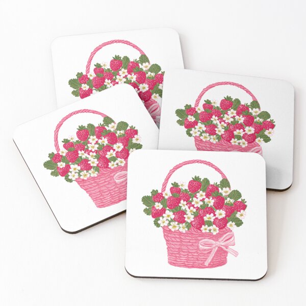 Item preview,  Cute basket of strawberries designed and sold by MendaciousMina.
