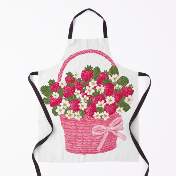 Item preview, Cute basket of strawberries designed and sold by MendaciousMina.