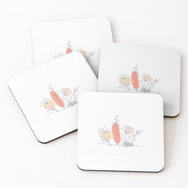 Item preview, Modern Minimalist Flowers - Abstract Line Illustration designed and sold by Unsololugar.
