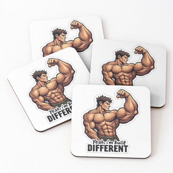 Item preview, Sticker Built different  designed and sold by ZilkepiienArt.