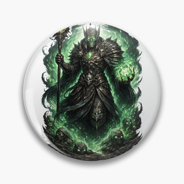 Item preview, Dark Necromancer Lich King Sticker designed and sold by Mystic Wild Studio.