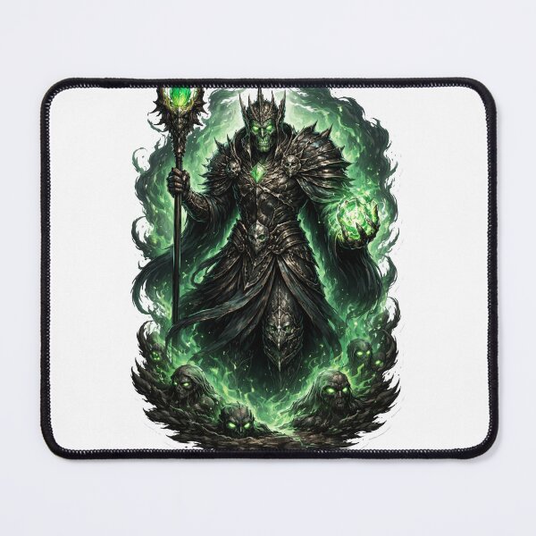 Item preview, Dark Necromancer Lich King Sticker designed and sold by Mystic Wild Studio.