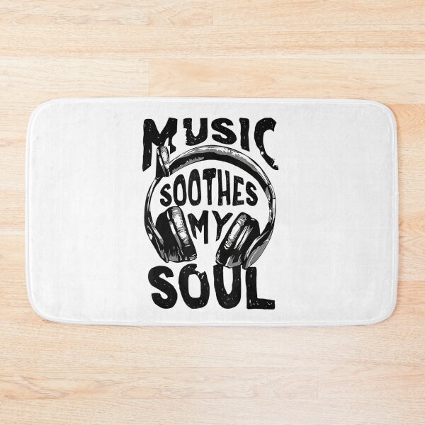 Item preview, Music Soothes My Soul Vintage Headphones Retro Musician Gift Hobby designed and sold by Ali-printshop.