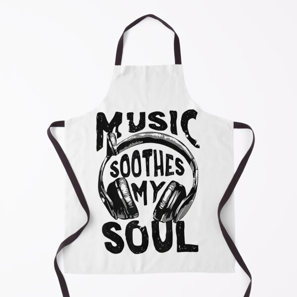 Item preview, Music Soothes My Soul Vintage Headphones Retro Musician Gift Hobby designed and sold by Ali-printshop.