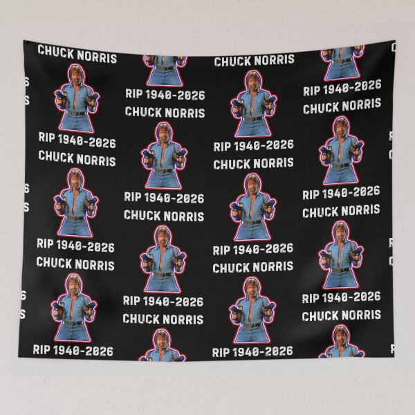 Item preview, RIP Chuck Norris designed and sold by WoodburyLake.