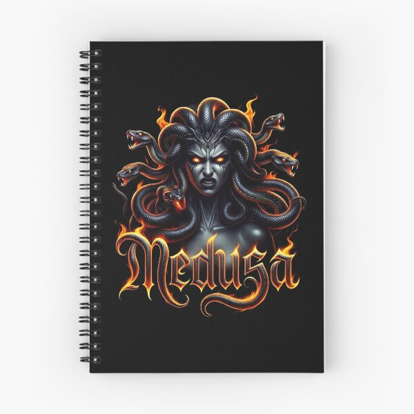 Item preview, Medusa Gorgon Snake Hair Mythology Fire Art designed and sold by DeimosArtIntl.