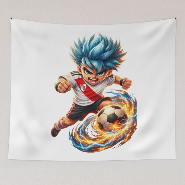 Item preview, Little Warrior of River - The Lightning Bolt of Núñez designed and sold by Skully-Studio.