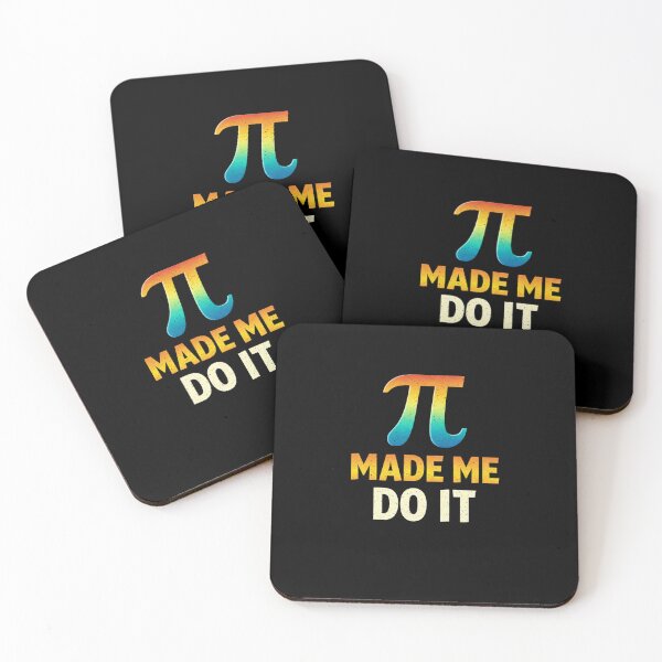 Item preview, Pi Made Me Do It Funny Math Shirt Pi Day Humor Nerd Teacher Student Graphic Tee designed and sold by VibeOffline Studio.