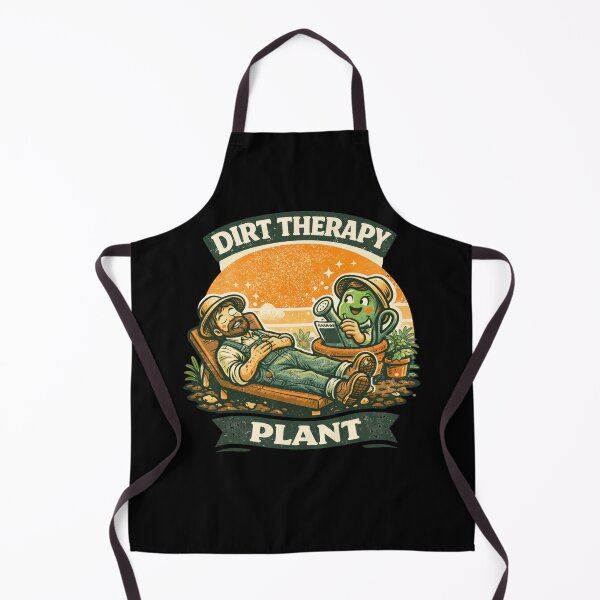 Item preview, Dirt Therapy - Funny Retro Gardening Humor for Men designed and sold by VeroChaos.