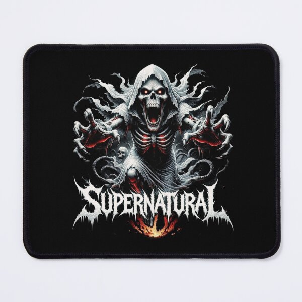 Item preview, Ghost Reaper Supernatural Horror Ethereal Flames Art designed and sold by DeimosArtIntl.