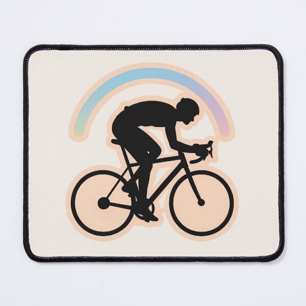 Item preview, Soft Strength Cyclist Minimal Fitness Art designed and sold by TrendMorphic.