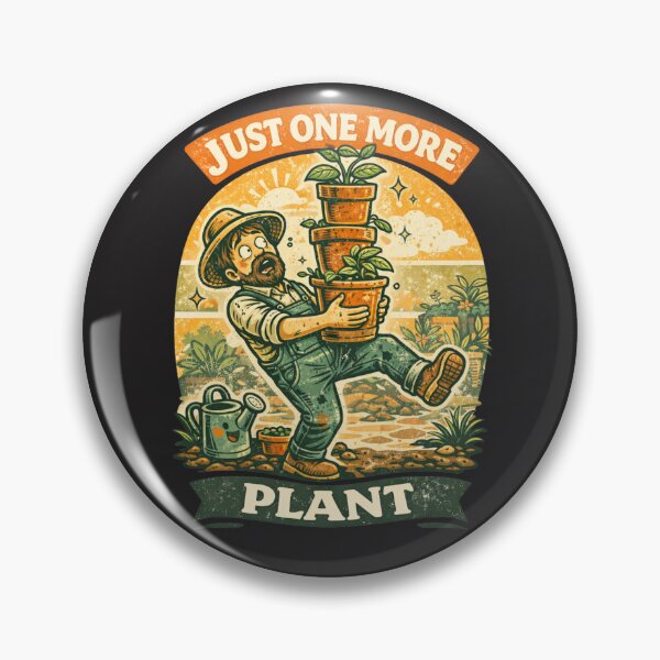 Item preview, Just One More Plant - Funny Retro Gardening Humor for Men designed and sold by VeroChaos.