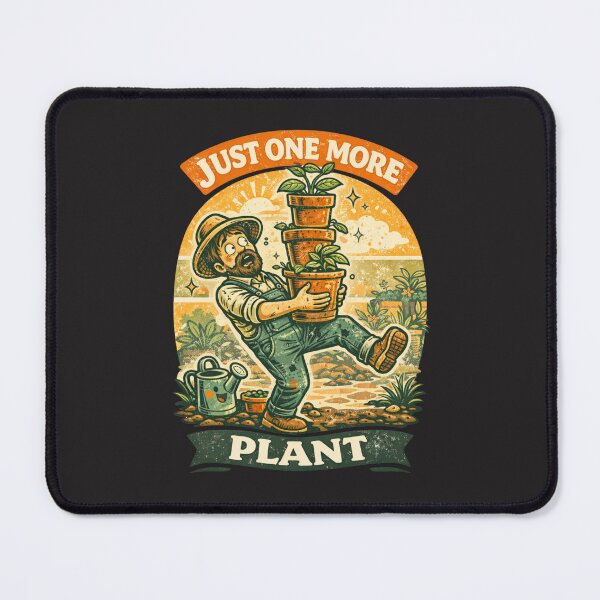 Item preview, Just One More Plant - Funny Retro Gardening Humor for Men designed and sold by VeroChaos.