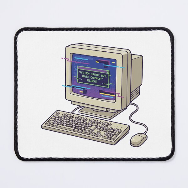 Item preview, Retro Computer Error designed and sold by tigrootiger.