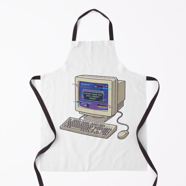 Item preview, Retro Computer Error designed and sold by tigrootiger.