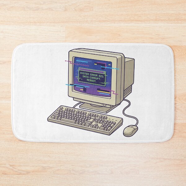 Item preview, Retro Computer Error designed and sold by tigrootiger.