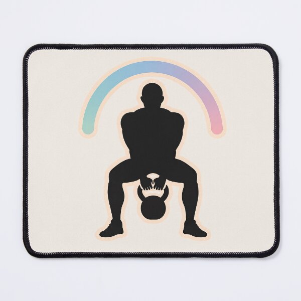 Item preview, Soft Strength Kettlebell Swing Minimalist Silhouette designed and sold by TrendMorphic.