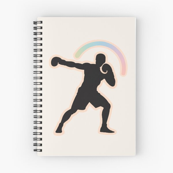 Item preview, Boxing Punch Silhouette Minimal Fitness Sticker designed and sold by TrendMorphic.