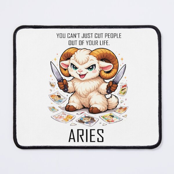 Item preview, Aries Cutting People Out designed and sold by Remake Design Lab.