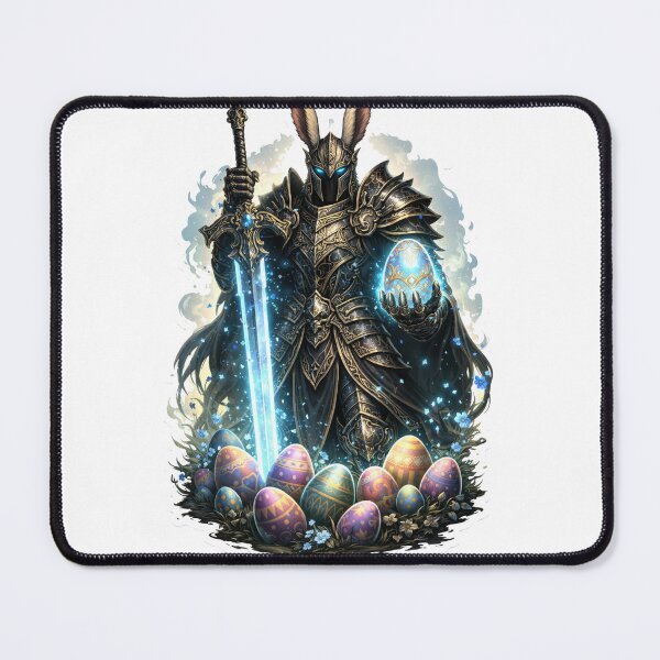Item preview, Easter Knight Warrior Fantasy Sticker designed and sold by Mystic Wild Studio.