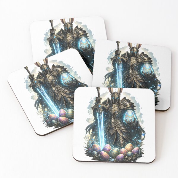 Item preview, Easter Knight Warrior Fantasy Sticker designed and sold by Mystic Wild Studio.