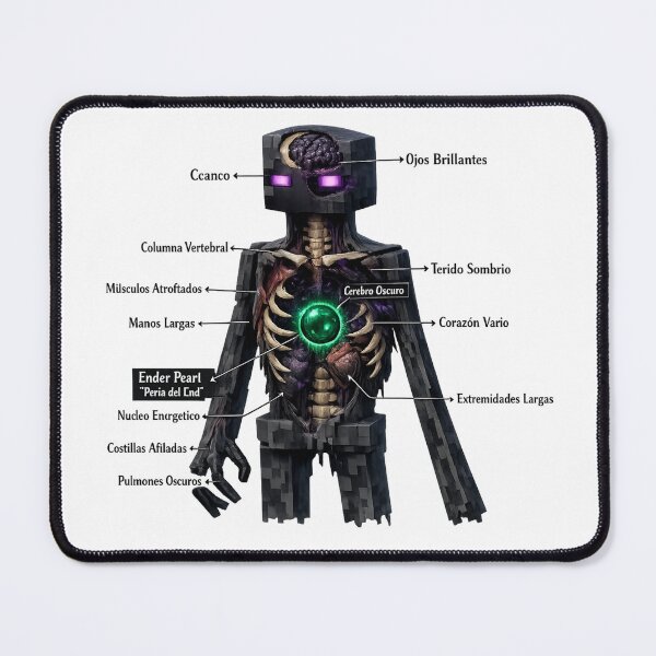 Item preview, Enderman Anatomy – Dark Energy Core with Ender Pearl designed and sold by Ana Gómez.