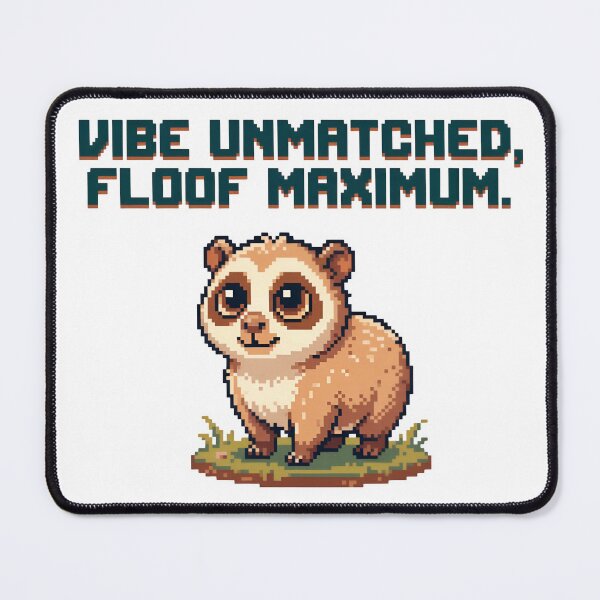 Item preview, A cute pixelated ferret on transparent background designed and sold by Creative88Art.