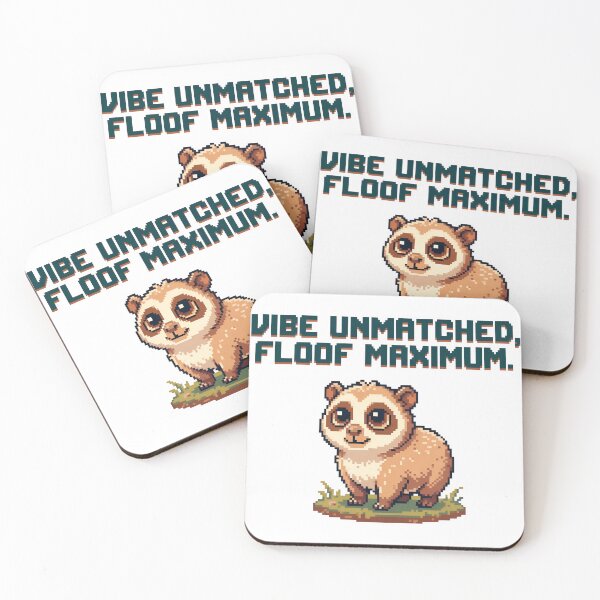 Item preview, A cute pixelated ferret on transparent background designed and sold by Creative88Art.