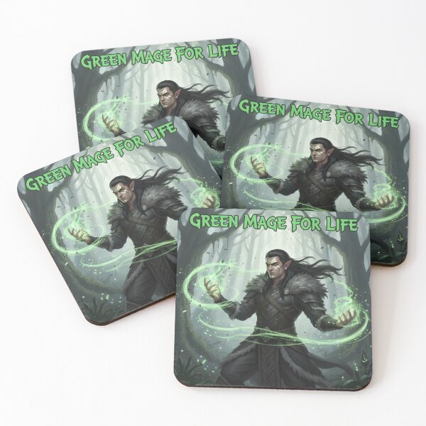 Item preview, Green Mage for Life designed and sold by nullwizard.