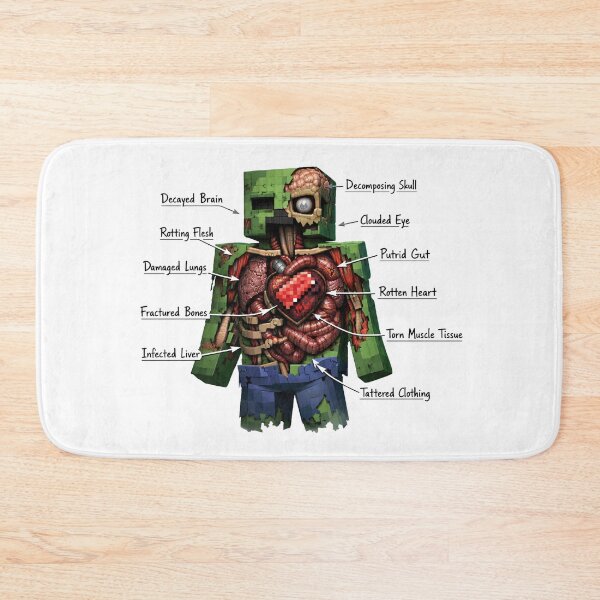 Item preview, Zombie Anatomy – Rotten Core with Raw Flesh Heart designed and sold by Ana Gómez.
