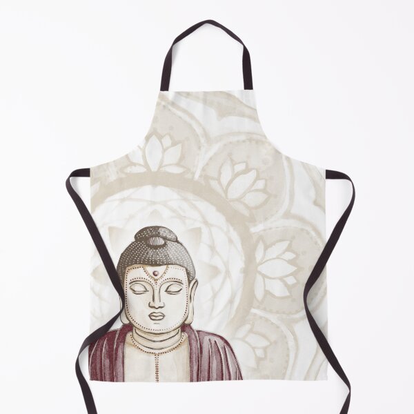 Item preview, Buddha Padma Watercolor - Fawn Earth Wine - Dove Halo designed and sold by Irene Estelle.