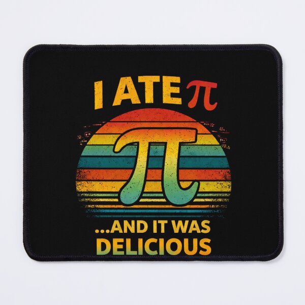 Item preview, I Ate Pi And It Was Delicious Funny Pi Day Shirt Retro Vintage Math Humor Nerd Tee designed and sold by VibeOffline Studio.