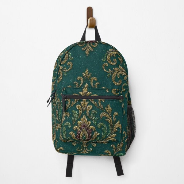 Item preview, Elegant Baroque Ornamental Pattern in Deep Green designed and sold by Good Vibes .