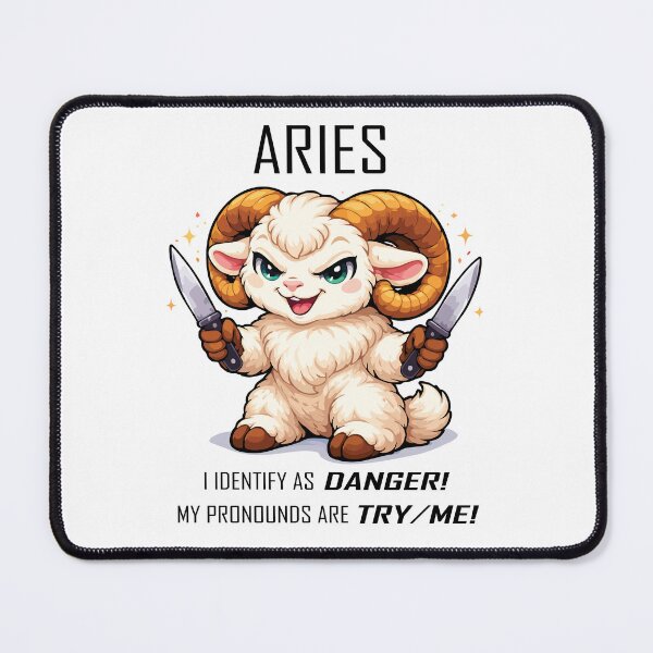 Item preview, Aries: Danger, Try / Me! designed and sold by Remake Design Lab.