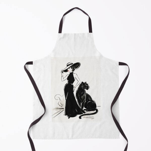 Item preview, Beautiful lady with a black panther. designed and sold by Natalia-Vlad.