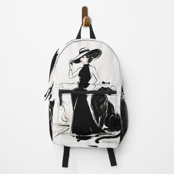Item preview, Beautiful lady with a black panther. designed and sold by Natalia-Vlad.