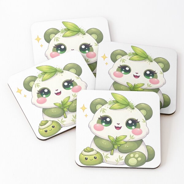 Item preview, Kawaii Matcha Panda designed and sold by The sticker haven.