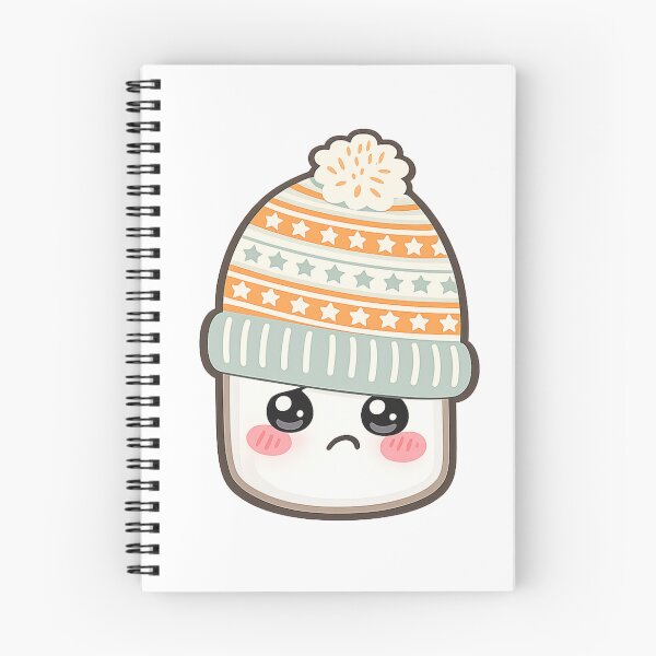 Item preview, Milo the Marshmallow ☁️ Pouty Cozy Kawaii Winter Character Sticker designed and sold by Bubby Sweets Creations.
