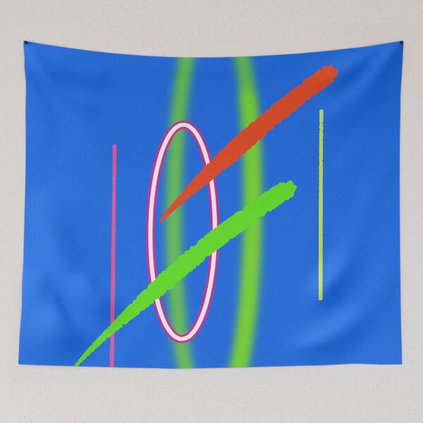 Item preview, Abstract Neon Geometric Composition designed and sold by BounoWorld.