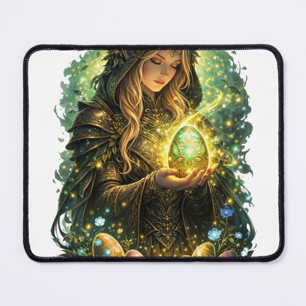 Item preview, Magic Easter Elf Fantasy Sticker designed and sold by Mystic Wild Studio.