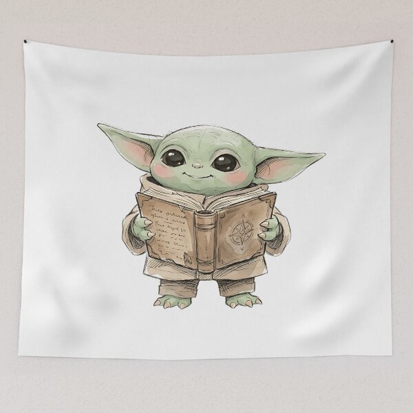 Item preview, BABY YODA ANTIQUE BOOK designed and sold by LIS AND MELIVERSO.