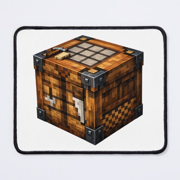 Item preview, Crafting Table – Hyper Detailed 3D Gaming Block designed and sold by Ana Gómez.