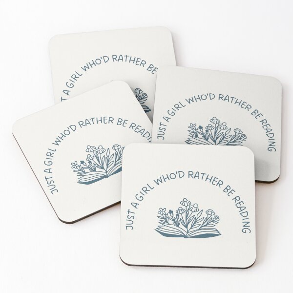 Item preview, Just A Girl Who'd Rather Be Reading designed and sold by CreativeGirl47.