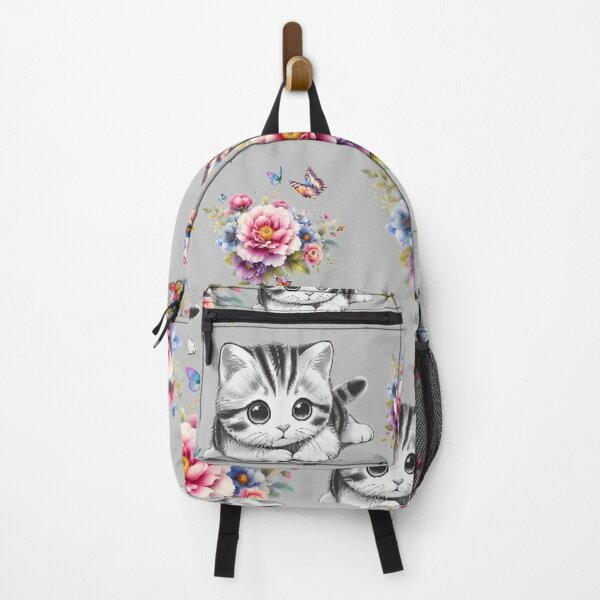 Item preview, Cute Cats and Roses Pattern – Soft Pastel Style designed and sold by Good Vibes .