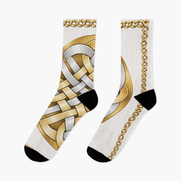 Item preview, A square braided pattern in gold and silver designed and sold by Ratatosk-AI.