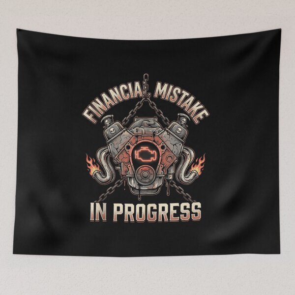 Item preview, Financial mistake in progress designed and sold by Ali-printshop.