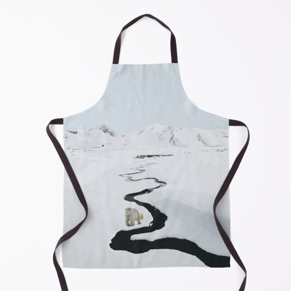 Item preview, Polar Bears Walking Beside Frozen River designed and sold by Arturo Daniel Garcia Palomo.