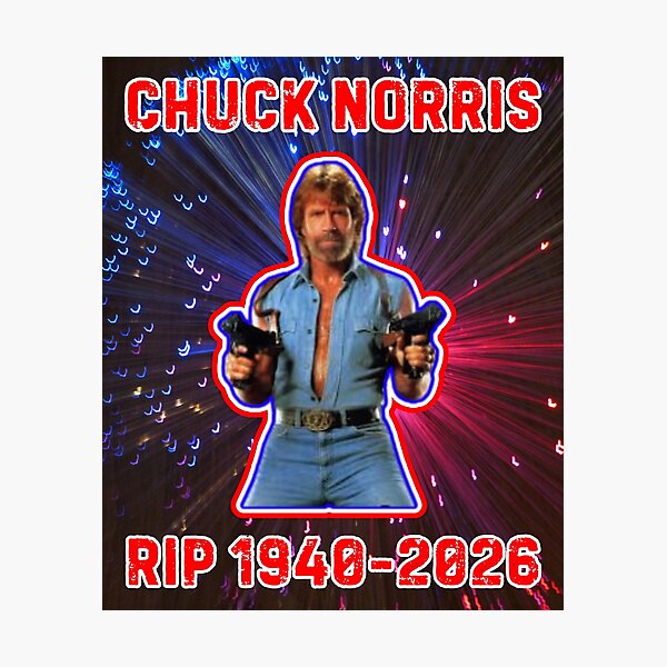 Item preview, RIP Chuck Norris designed and sold by WoodburyLake.